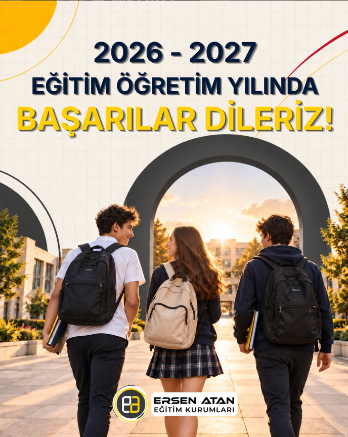 2026 - 2027 Eğitim Öğretim Yılında Başarılar Dileriz Afişi
